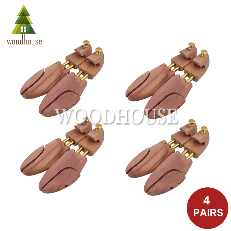 Shoe Tree Cedar - 4-PAK Penyangga Sepatu Kayu Cedar Merah