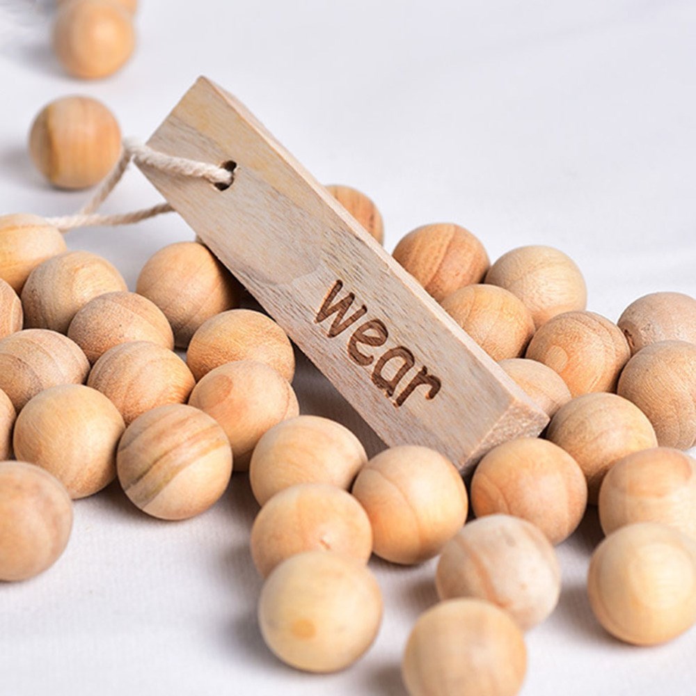 Shoe Tree Cedar - 10/50/100 Buah Bola Kayu Cedar Alami