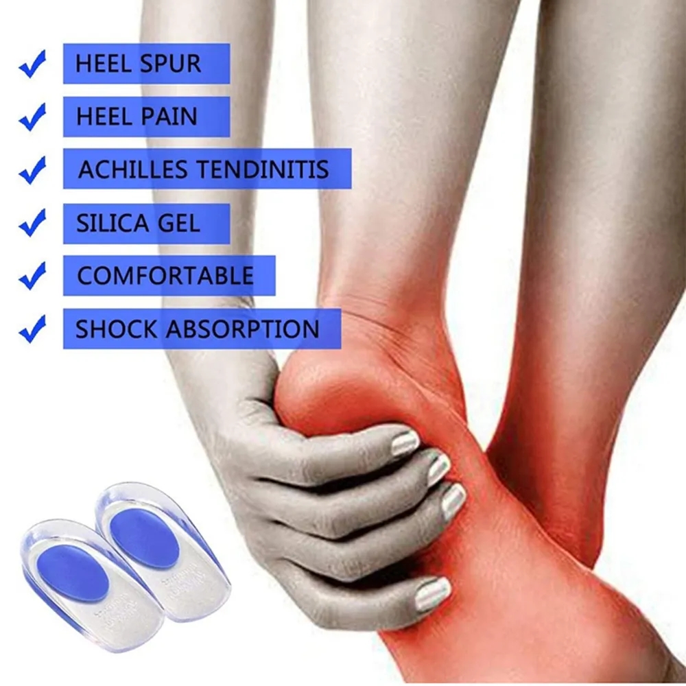 1 Pasang EU40-44 Sol Gel Silik - Heel Liner Grip ulasan dan harga