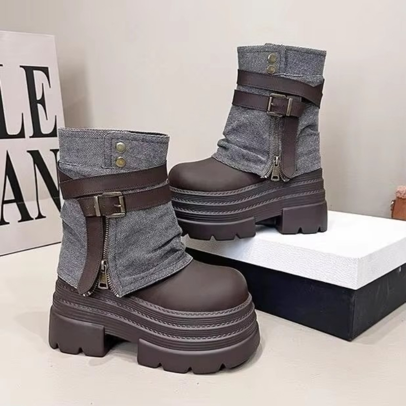 Sepatu Boots Pendek Chunky Mus - Sneaker Zone ulasan dan harga