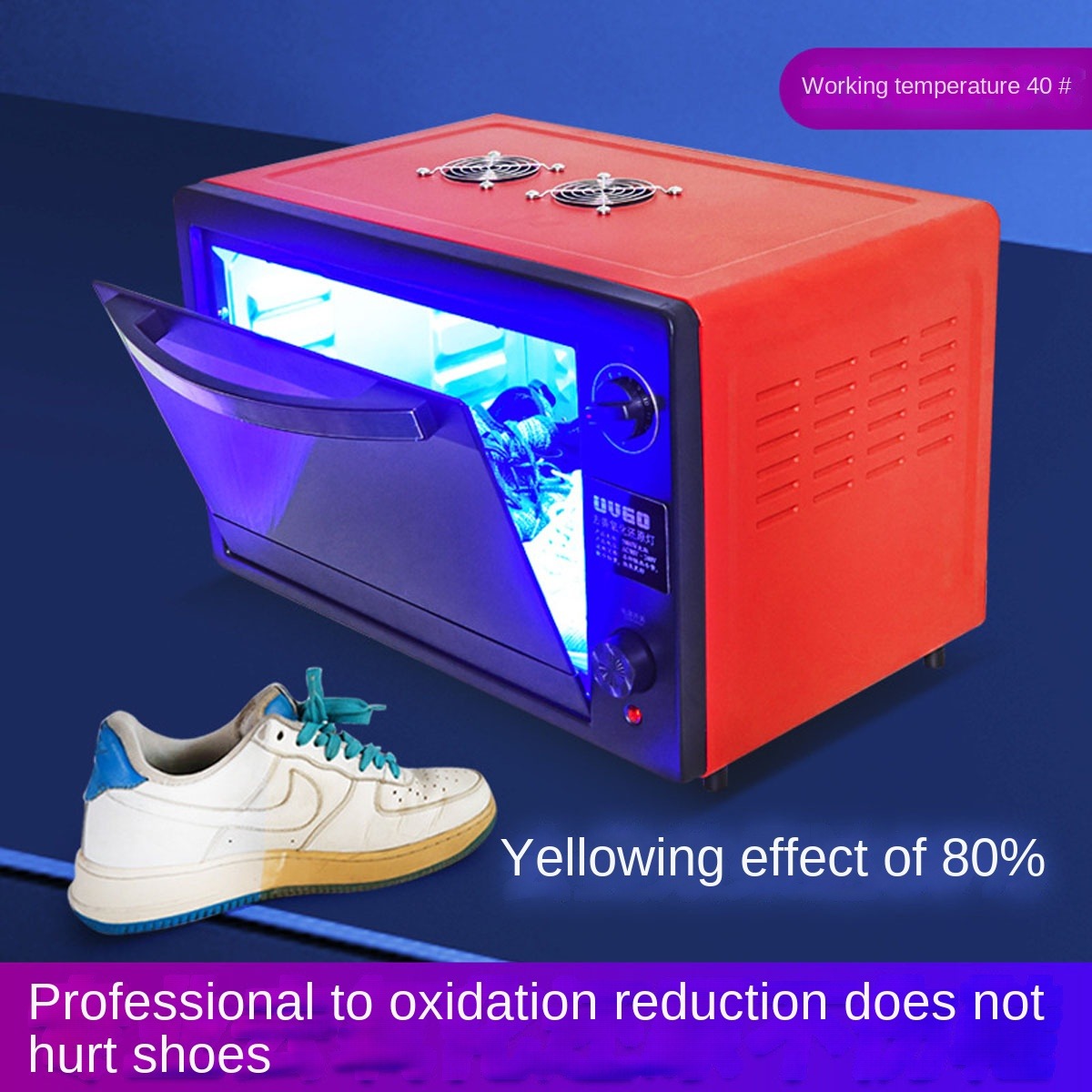 Sepatu Mesin Sepatu Led, KOTAK - Uv Sole Oxidation ulasan dan harga